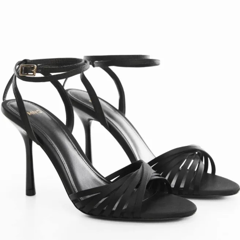 Mango Strappy Heel Sandals